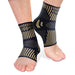 1pair Copper Infused Ankle Braces for Men Women Stabilizer