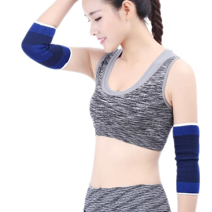 1pair Elastic Leg Compression Knee Sleeve for Basketball