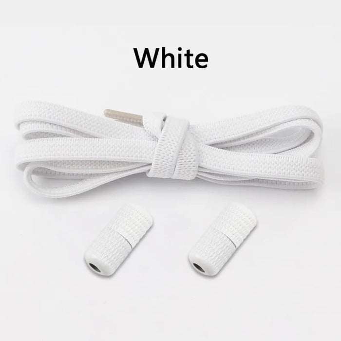 1pair Elastic Sneakers Flats no Tie Sports Stretchy Lazy