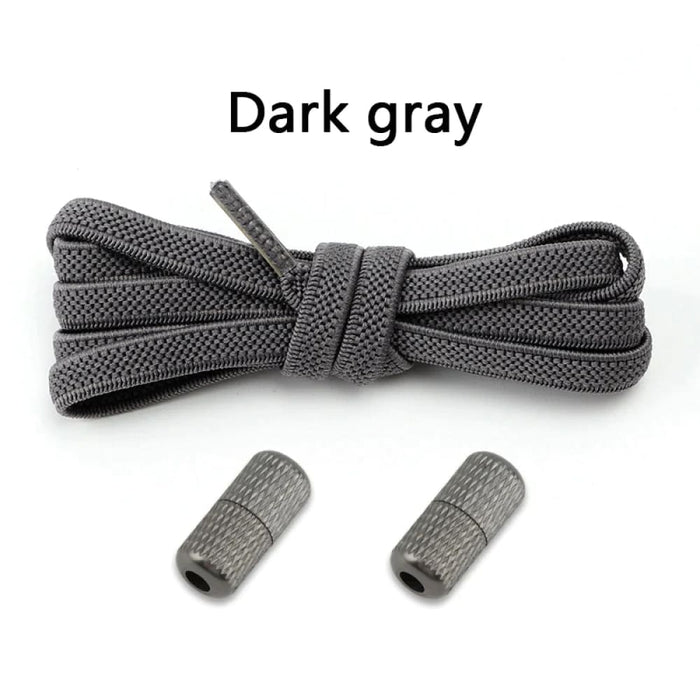 1pair Elastic Sneakers Flats no Tie Sports Stretchy Lazy