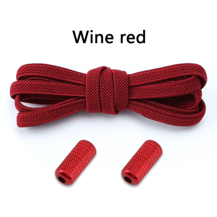 1pair Elastic Sneakers Flats no Tie Sports Stretchy Lazy