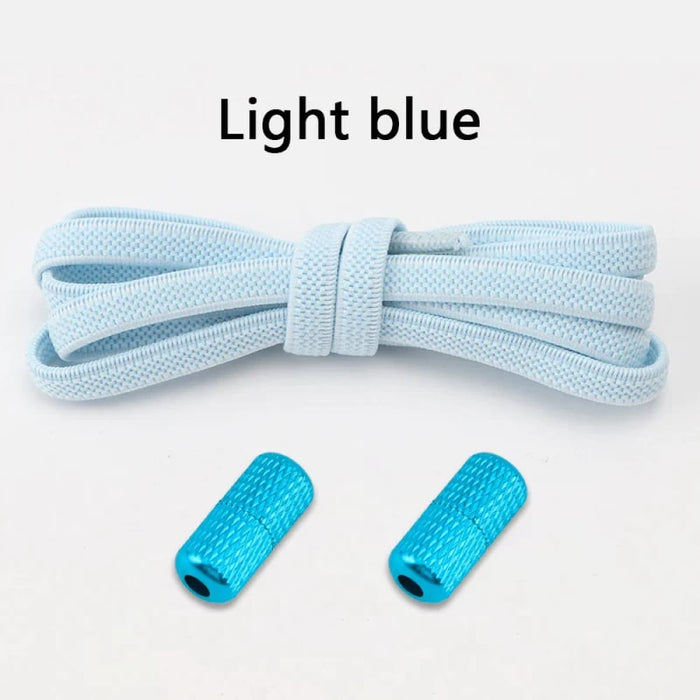 1pair Elastic Sneakers Flats no Tie Sports Stretchy Lazy