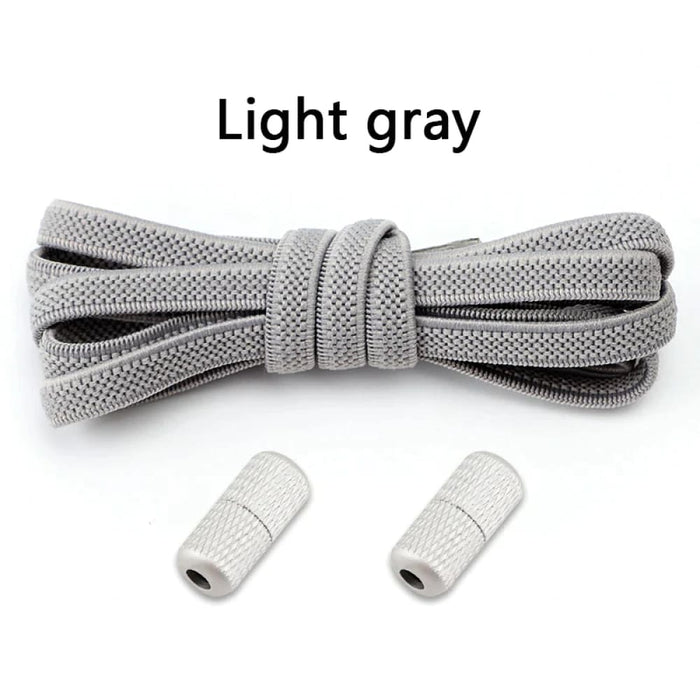 1pair Elastic Sneakers Flats no Tie Sports Stretchy Lazy