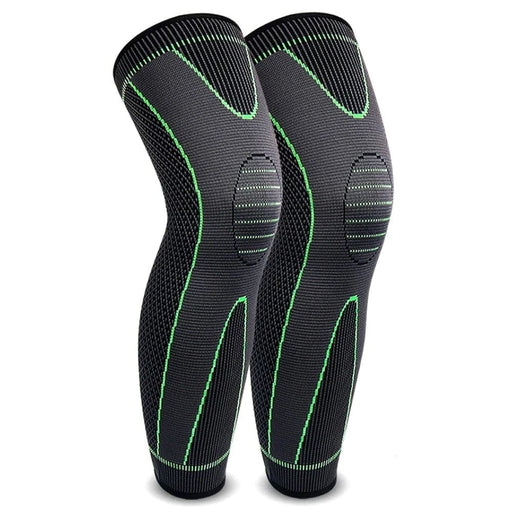 1pair Full Leg Compression Knee Sleeves Protector