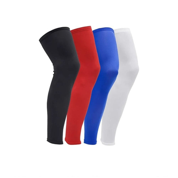 1pair Full Length Leg Compression Knee Sleeves for Men Women