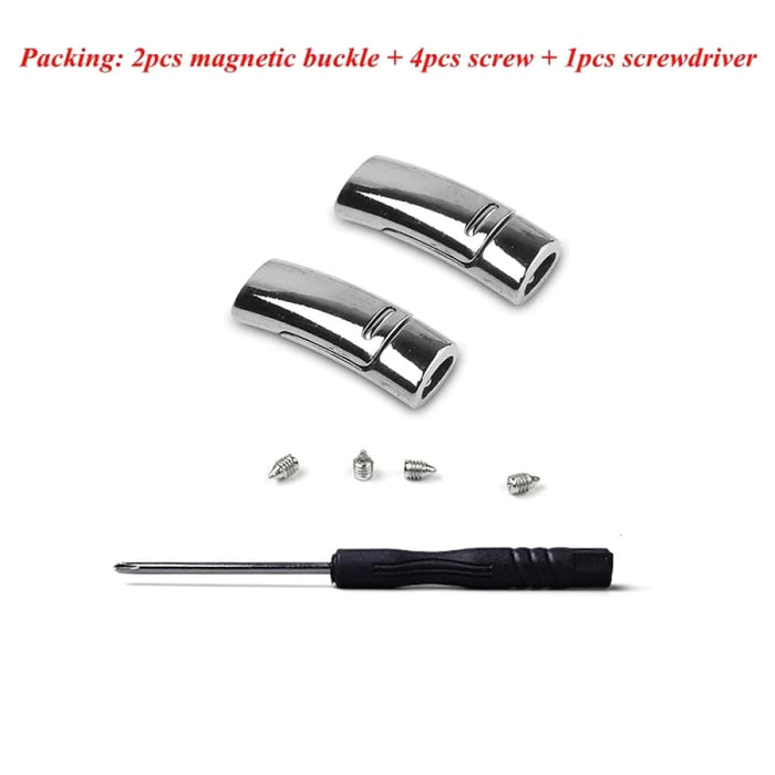 1pair Magnetic Elastic Colourful Flat no Tie Shoe Laces