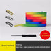 1pair Magnetic Elastic Colourful Flat no Tie Shoe Laces