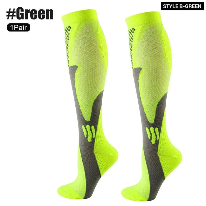 1pair Medical Compression High Socks for Edema Diabetic