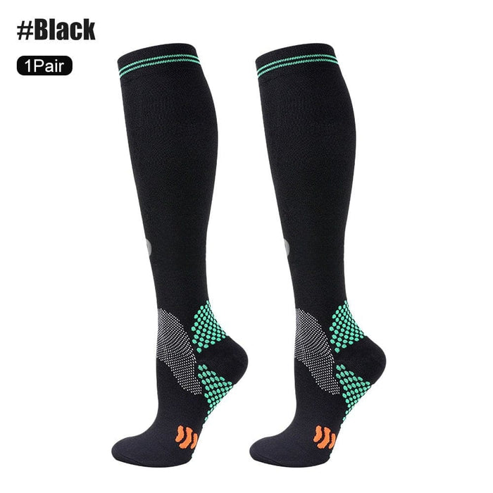 1pair Medical Compression High Socks for Edema Diabetic