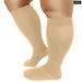 1pair Plus Size Sports Running Compression Socks for Men