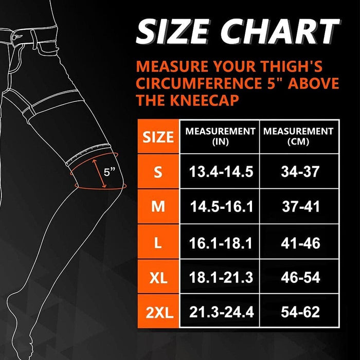 1pair Sport Full Leg Compression Knee Sleeves Protector