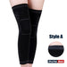 1pair Sport Full Leg Compression Knee Sleeves Protector