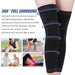 1pair Sport Full Leg Compression Knee Sleeves Protector