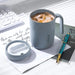 1pc Grey Creative Pp Liner Drinking Cup Portable Office