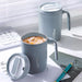 1pc Grey Creative Pp Liner Drinking Cup Portable Office
