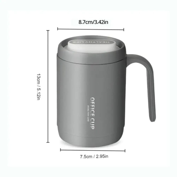 1pc Grey Creative Pp Liner Drinking Cup Portable Office