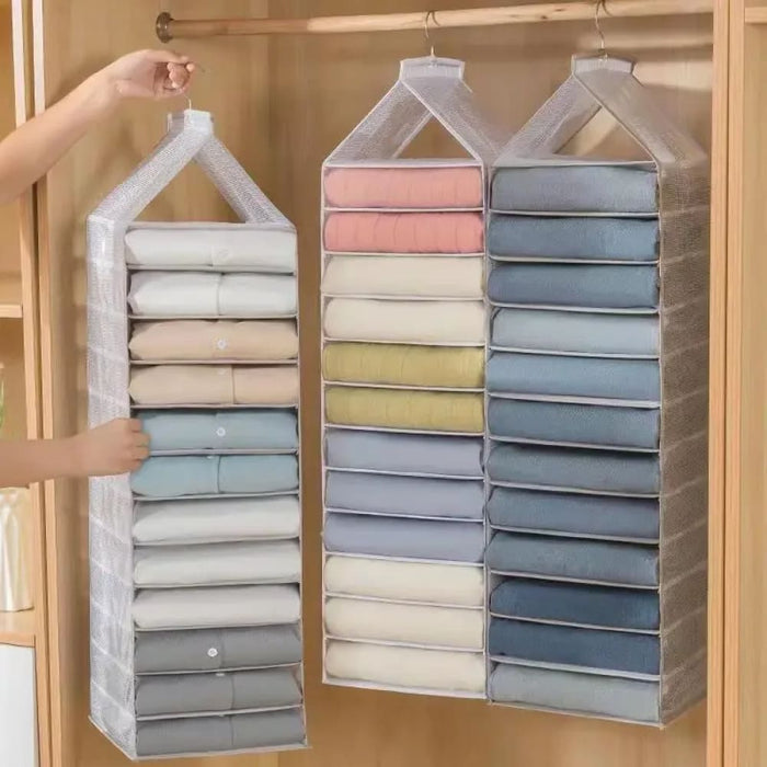 1pc Hanging Closet Organizer For Pants Socks t Shirts