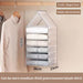 1pc Hanging Closet Organizer For Pants Socks t Shirts