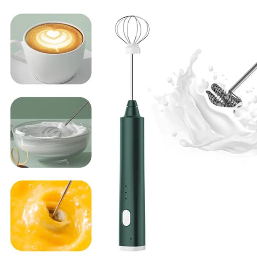 1pcs Usb Rechargeable 3 Speeds Electric Handheld Frother