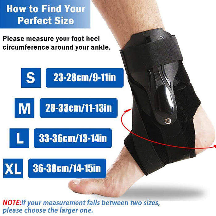 1pcs Strong Ankle Brace with Three Way Support for Men