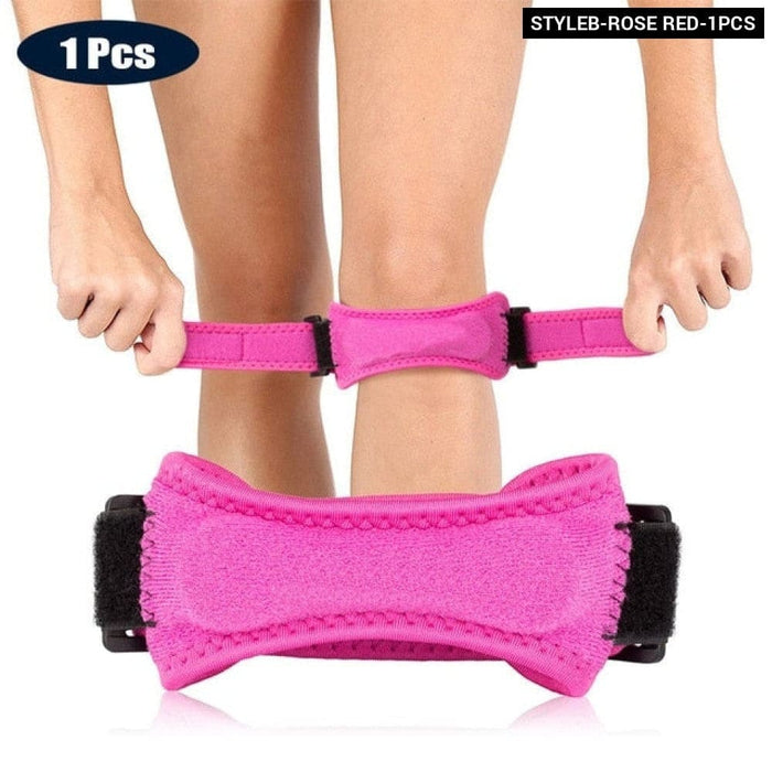 1piece Adjustable Patella Knee Strap with Double