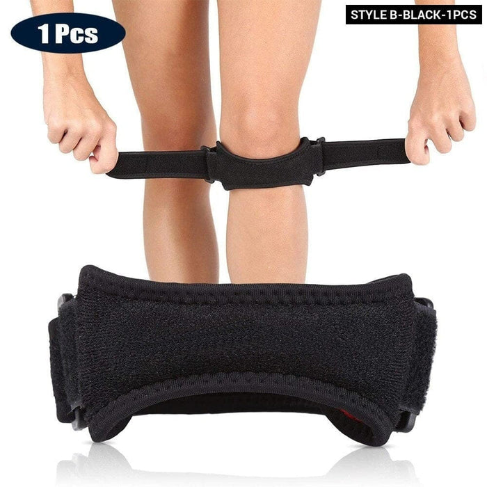 1piece Adjustable Patella Knee Strap with Double