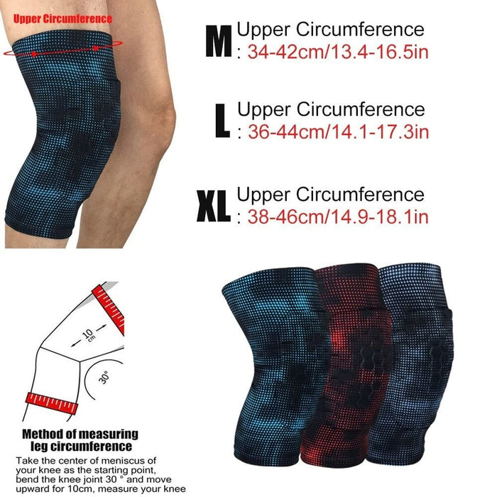 1piece Honeycomb Knee Support Brace Leg Compression Sleeve