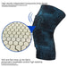 1piece Honeycomb Knee Support Brace Leg Compression Sleeve