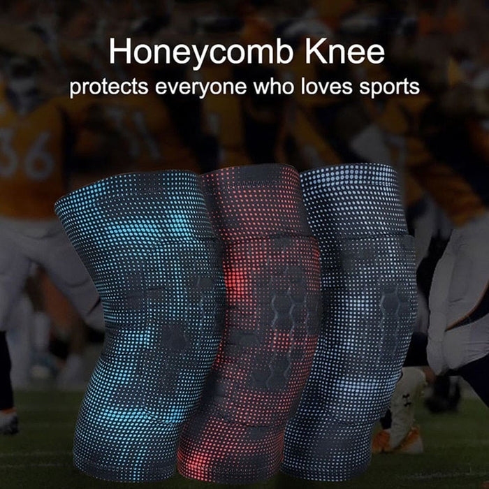 1piece Honeycomb Knee Support Brace Leg Compression Sleeve