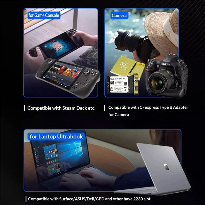 1tb/2tb M.2 Gen4 Pcie 4.0 X4 Nvme Ssd For Steam