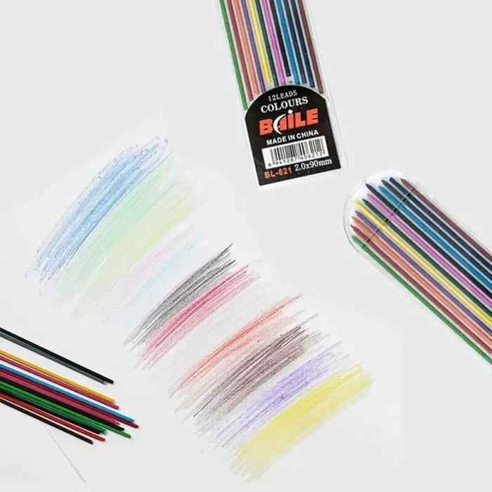 2.0mm Mechanical Pencil Set With 2b Lead Refill And Eraser