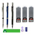 2.0mm Mechanical Pencil Set With 2b Lead Refill And Eraser