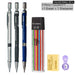 2.0mm Mechanical Pencil Set with 2b Lead Refill for Writing