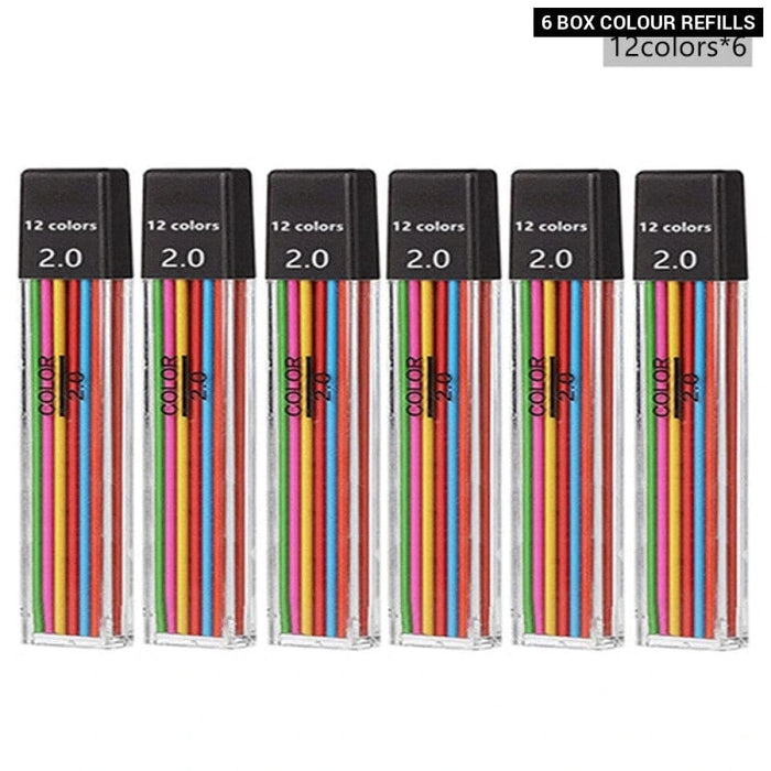 2.0mm Mechanical Pencil Set with 2b Lead Refill for Writing