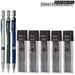 2.0mm Mechanical Pencil Set with 2b Lead Refill for Writing