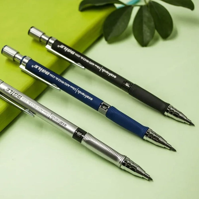 2.0mm Mechanical Pencil Set with 2b Lead Refill for Writing