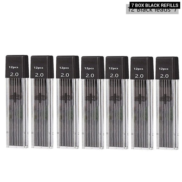 2.0mm Mechanical Pencil Set with 2b Lead Refill for Writing
