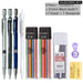 2.0mm Mechanical Pencil Set with 2b Lead Refill for Writing