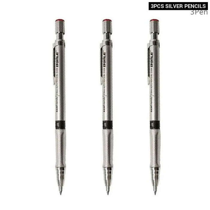 2.0mm Mechanical Pencil Set with Colour Black Lead Refills