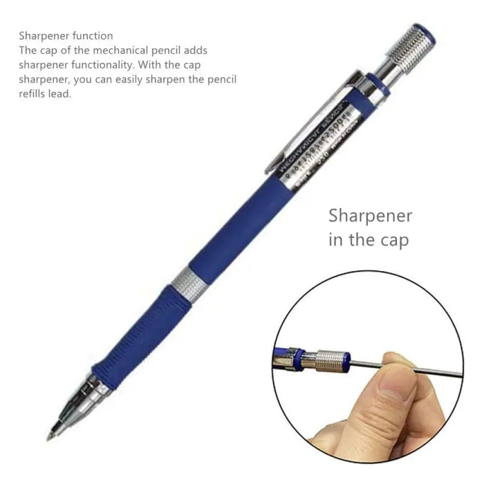 2.0mm Mechanical Pencil Set with Colour Black Lead Refills