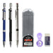 2.0mm Mechanical Pencil Set with Colour Black Lead Refills