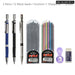 2.0mm Mechanical Pencil Set with Colour Black Lead Refills