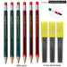 2.0mm Mechanical Pencil Set with Sharpener and Colour Leads
