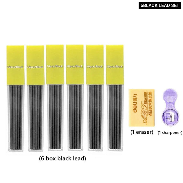 2.0mm Mechanical Pencil Set with Sharpener and Colour Leads