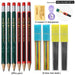 2.0mm Mechanical Pencil Set with Sharpener and Colour Leads