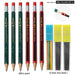 2.0mm Mechanical Pencil Set with Sharpener and Colour Leads