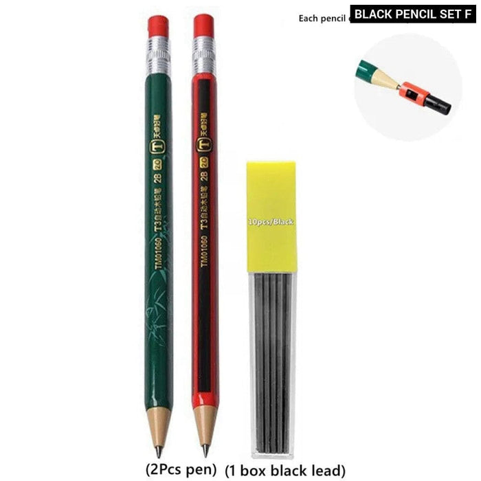 2.0mm Mechanical Pencil Set with Sharpener and Colour Leads