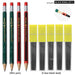 2.0mm Mechanical Pencil Set with Sharpener and Colour Leads