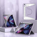 2 In 1 Acrylic Split Rotating Leather Tablet Case For Ipad