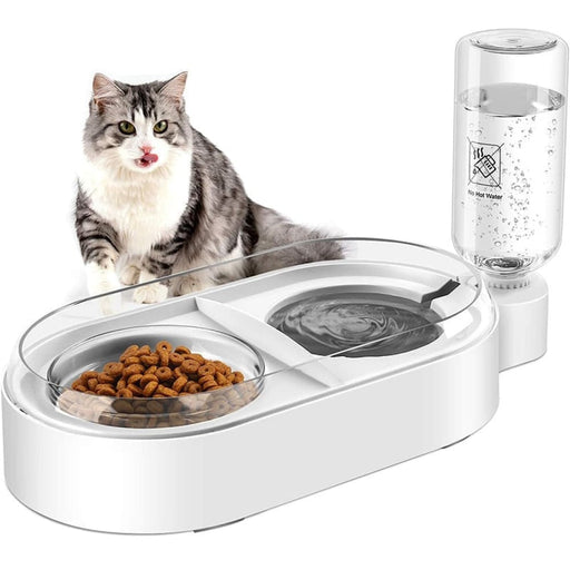 2 In 1 Anti Spill Automatic Water Food Pet Feeder